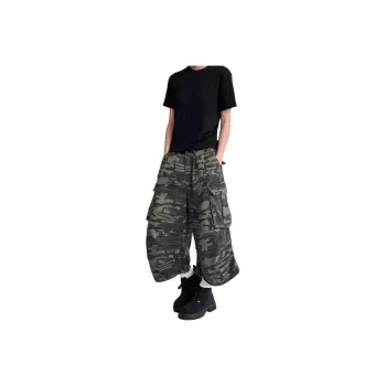 DAFK Denim Shorts Men Camouflage 