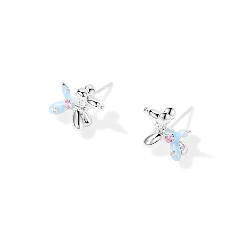 DODOGOGO S925 Silver Stud Earrings Women's-3