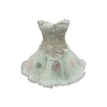 OUTDOORPRINCE Lolita Fashion Women's Grass Green