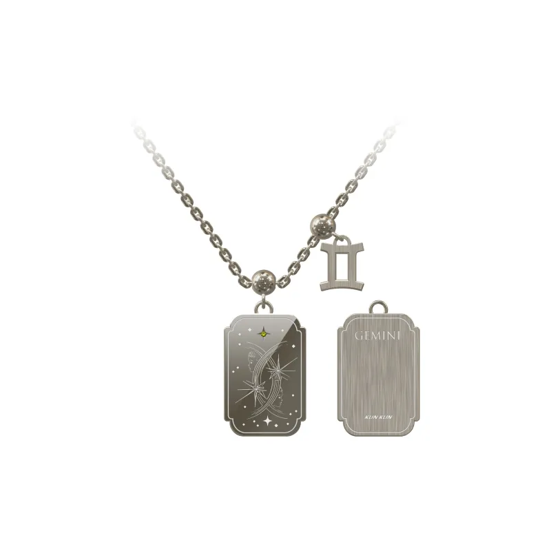 KLIN KLIN Steel Necklaces Unisex-5