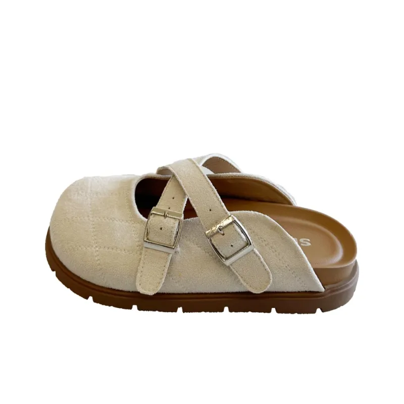 NUNZ Slip Resistant Closed Toe Slippers Women's-6