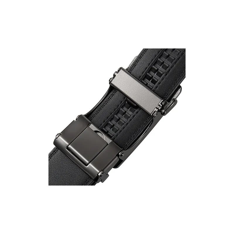 Mulinsen Cow Leather Belts Men's Width 3.5CM-3
