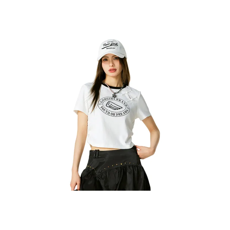 GOOGIMS Set in Sleeve T Shirt Women's-1