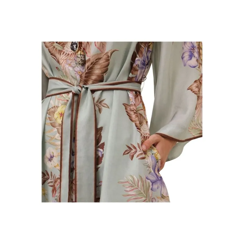 Zimmermann SS25 Long Sleeved Dress Women's Multicolor-7