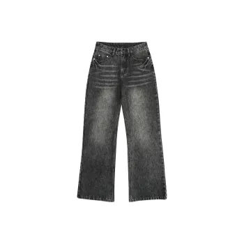 AGBG Jeans Unisex Black Gray Color