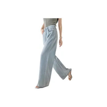 Mo Han Yi Mei Jeans Women's Light Blue