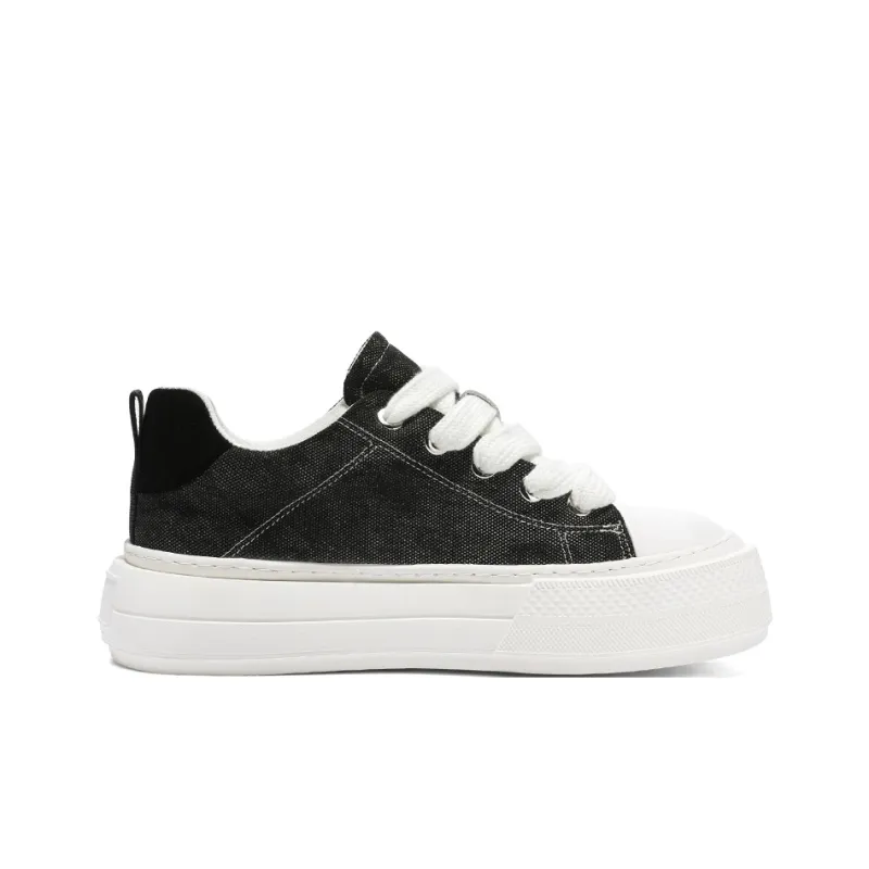 KEKAFU Anti Slip Wear Resistant Low Top Canvas Shoes Men's-5