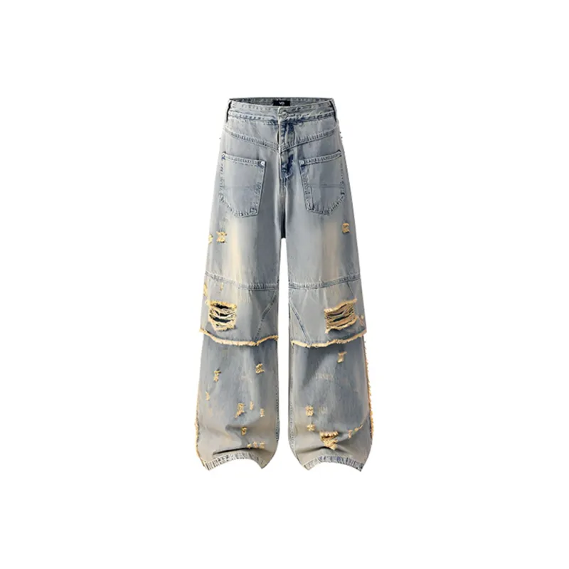 HKRXEC Jeans Men Blue-0