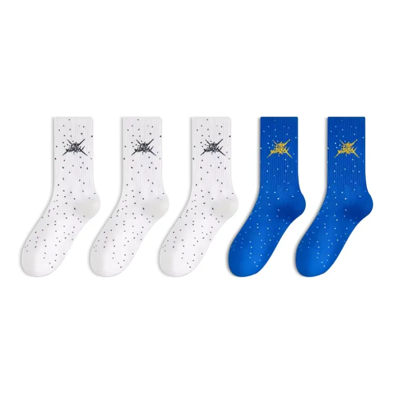 LUOLIAN Mid Calf Socks Men's 5 Pack-1