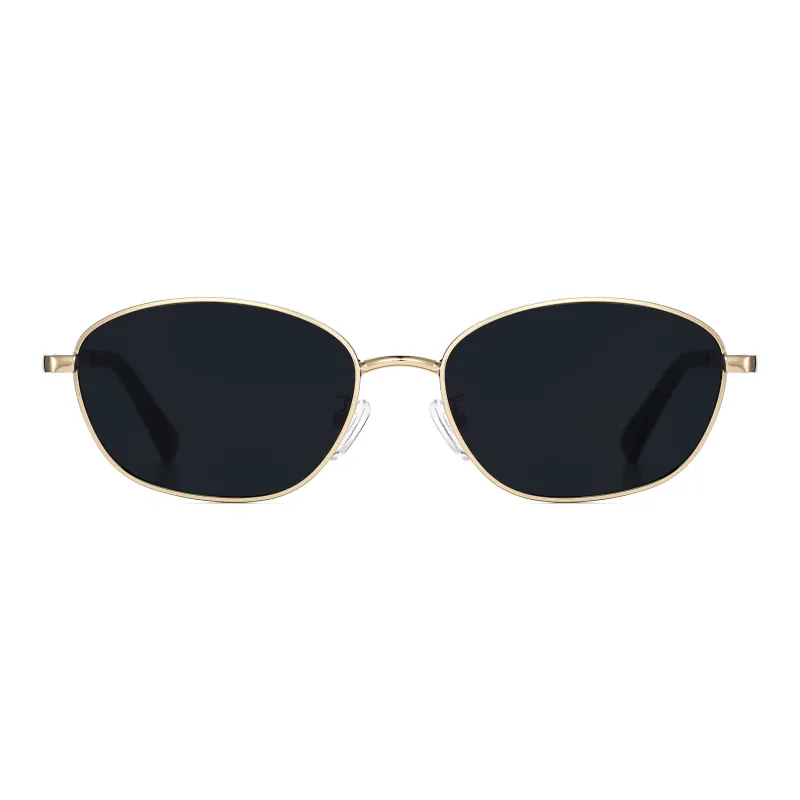 COLORE.IN Alloy Oval Sunglasses Unisex-4