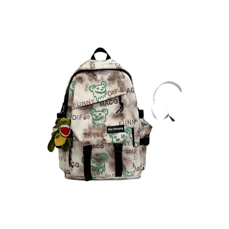 YUANTUZHE Nylon Backpack Unisex Multicolor-18