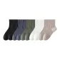 2 Black+2 Navy Blue+2 Army Green+2 White+2 Khaki