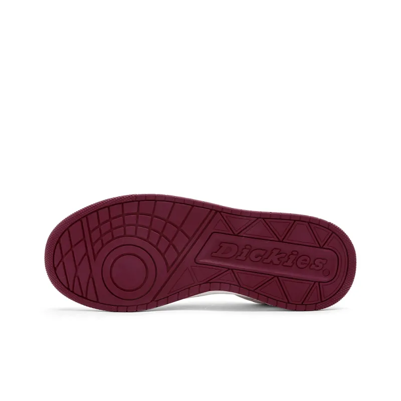 Dickies Low Top Skateboard Shoes Men's White Red-4