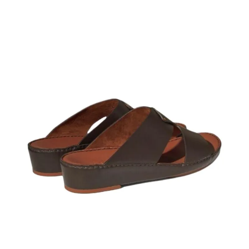 Loro Piana Slide Slippers Women's Chocolate Brown-3