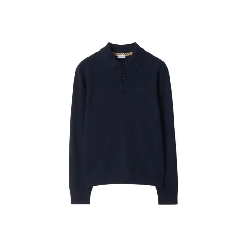 Burberry Cashmere Sweater Men's Blue-0