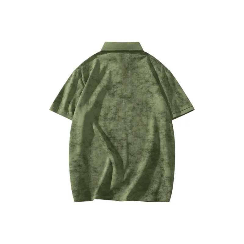 Red bean Polo Shirts Men-9