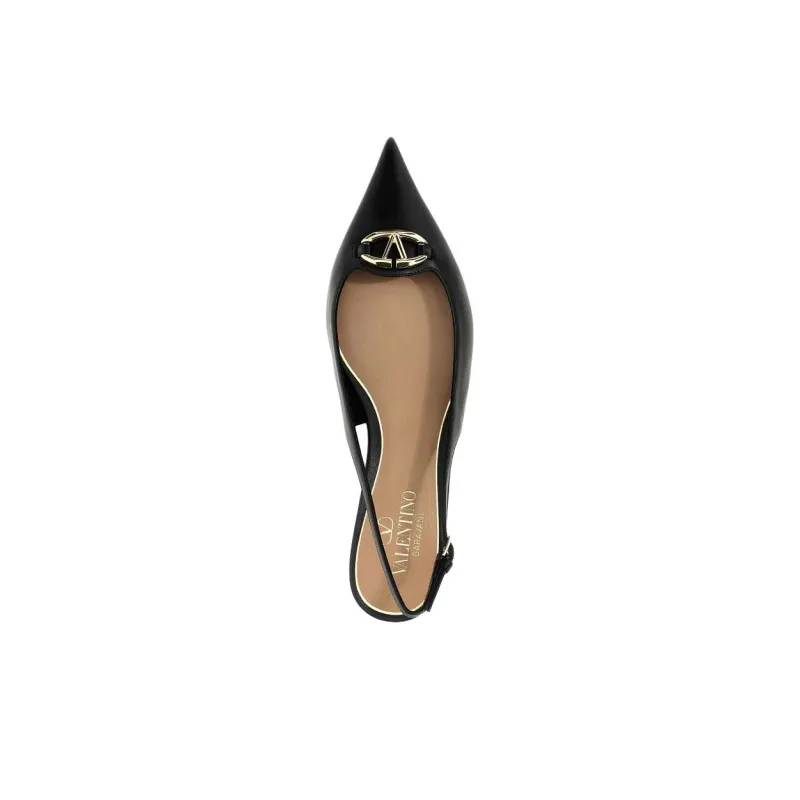 Valentino Vlogo Casual Single Shoes Women's Black-4