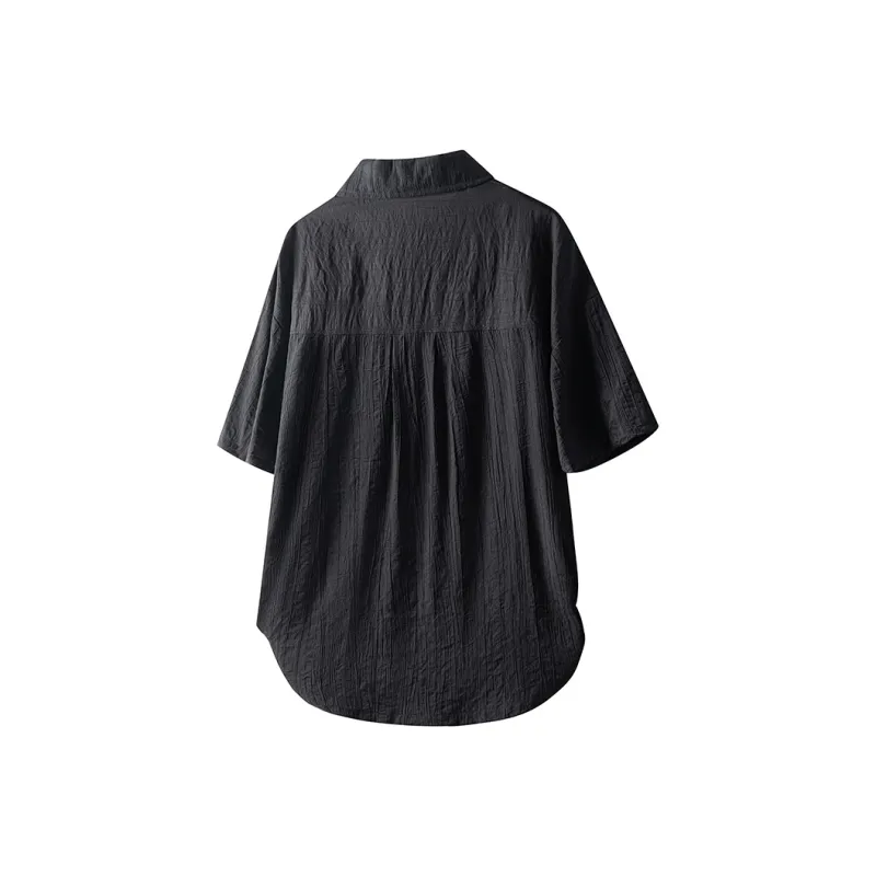 ROBINHOOD Drop Shoulder Sleeve Short Sleeved T Shirts Women's-1