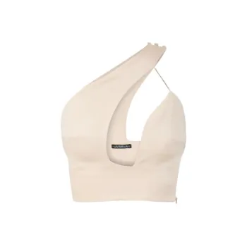 PRONOUNCE Crop Tops Women's Light Beige