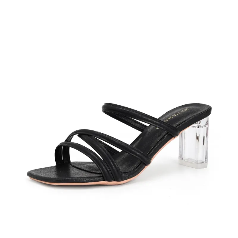 TATAYA Rubber Sole Abrasion Resistant Slide Slippers Women's-4