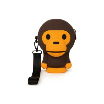 BABY MILO STORE BY A BATHING APE Rubber Travel Storage Bag Unisex Coffee BWX