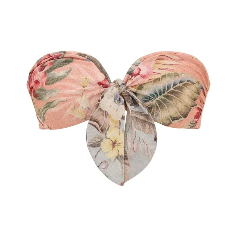 Zimmermann Floral Print Bikini Top-0