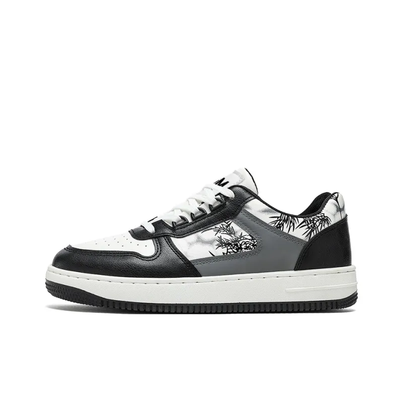 OUGLEMEN Anti Slip Wear Resistant Low Top Skateboard Shoes Men's Box-1