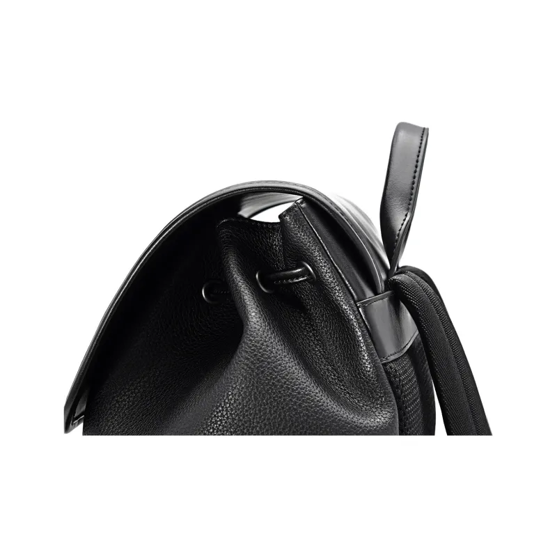 PEDRO Synthetic Material Patchwork Fabric Backpack Tubas Men's Black/Composite Color-5