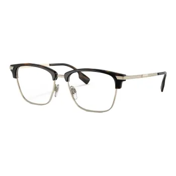 Burberry Metal Browline Eyeglass Frames Unisex Tortoiseshell