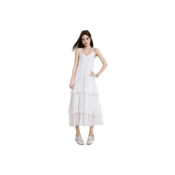 7 SEVFUN Slip Dresses Women's White
