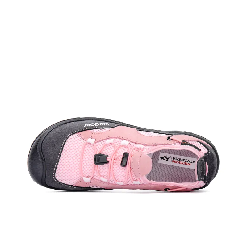 SLEADER Deep Water Cool Series Cushioning And Breathable Low Top Hiking Shoes Women's Pink-2