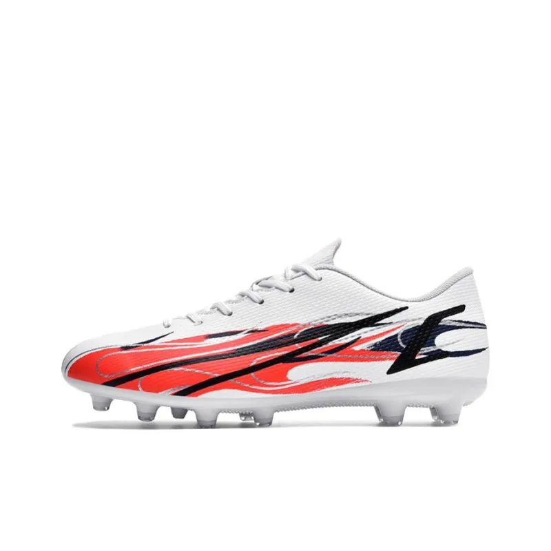 BIANSULONG Soft Ground Abrasion Resistant Coverage Impact Resistant Soccer Shoes Unisex Black-14