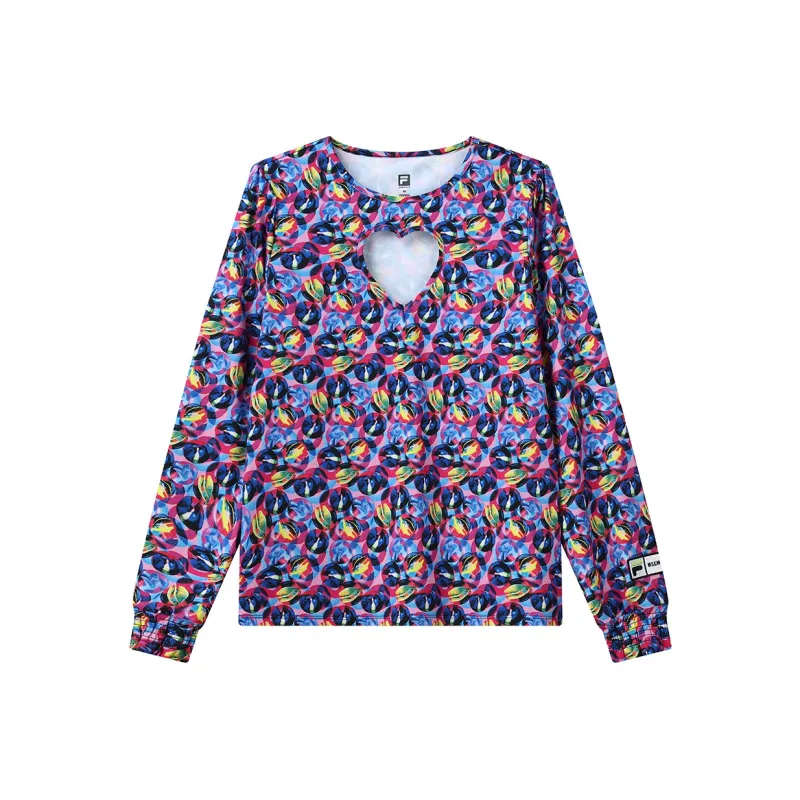 FILA TENNIS Regular T Shirt Women's PEAK Printing-0