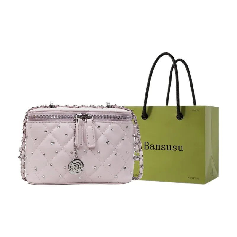 Bansusu PU Shoulder Bag Regular Women's Ecru/Black/Pink/Yellow-8