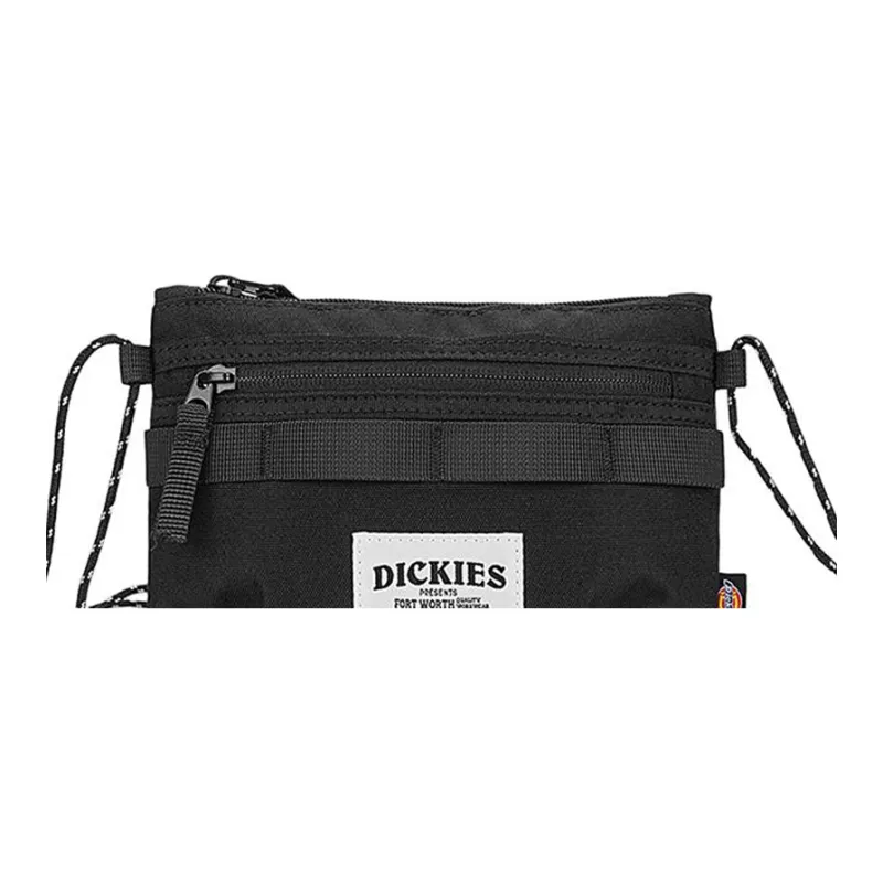 Dickies Polyester Shoulder Bag, Crossbody Bag Mini Unisex Asphalt Black-2