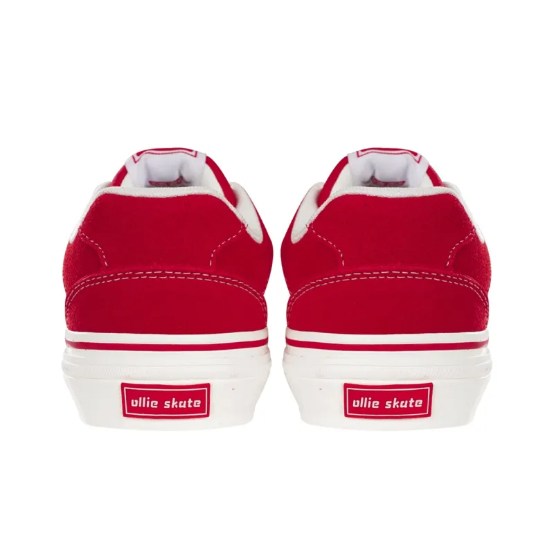 Ollieskate Wear resistant And Lightweight Low Top Skateboard Shoes Unisex Red-4