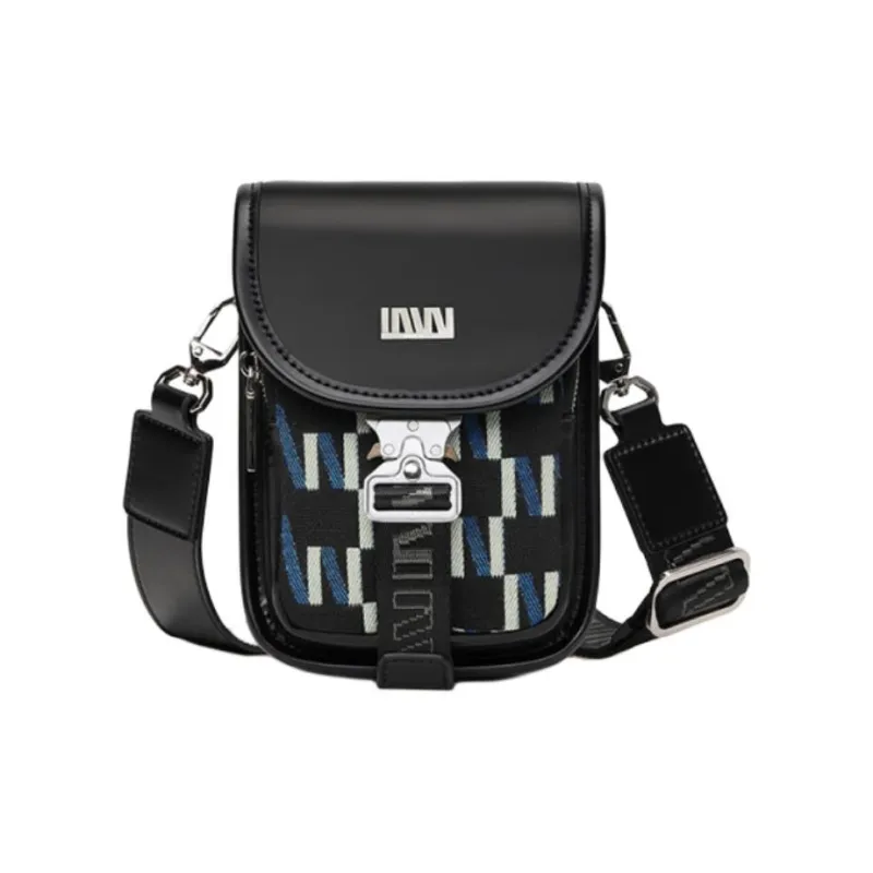 SEPTWOLVES Artificial Leather Shoulder Bag Unisex Multicolor-1