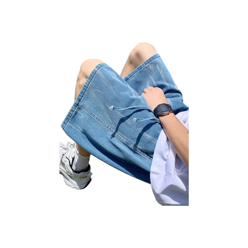 City Hipster Denim Shorts Unisex-5