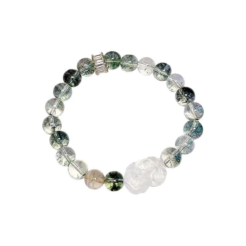 Star Treasures Colored Glaze Jade Bracelets Women's-0