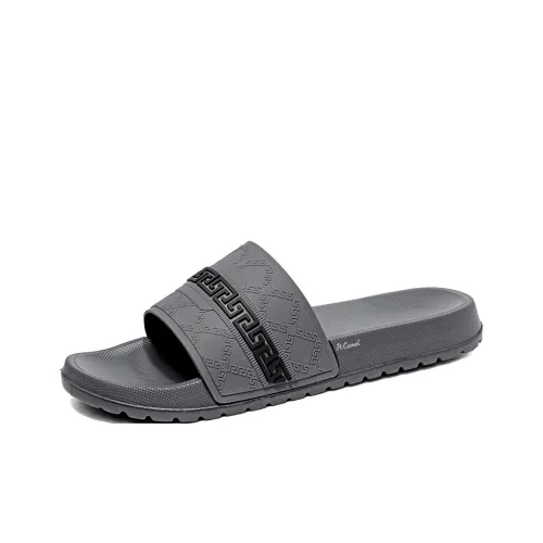 PROTECTCAMEL Slip Resistant Abrasion Resistant Slide Slippers Men's
