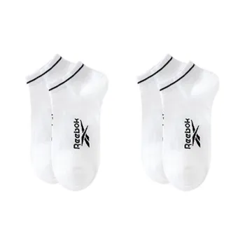 Reebok No Show Socks Unisex 2 Pack White