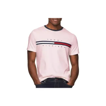 Tommy Hilfiger T Shirt Men's Pink