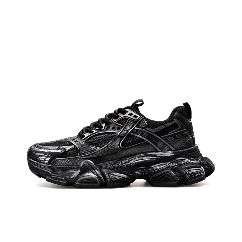 K WANG Slip Resistant, Breathable, Lightweight, Height Increasing Low Top Chunky Sneakers Unisex-2