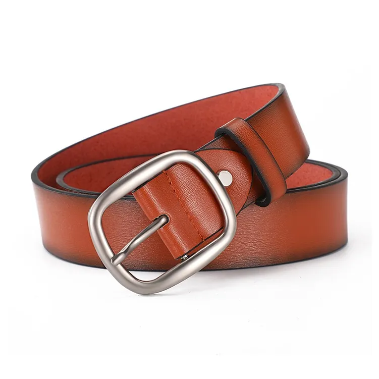 YUZHAOLIN Cow Leather Belts Men's Width 3.5CM-5