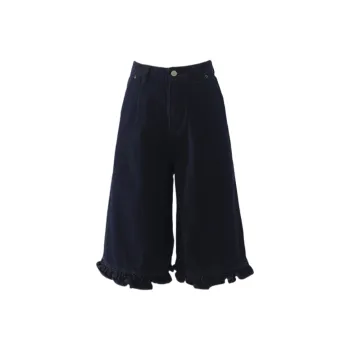 ZXZA Denim Shorts Women's Dark Blue