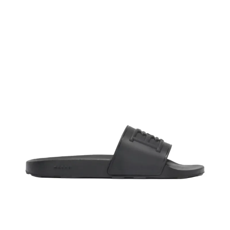 BALLY Slip Resistant Slide Slippers Men's Black-1