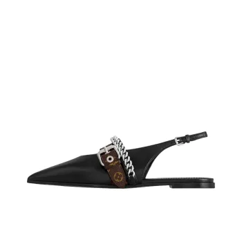 LOUIS VUITTON Vibe Casual Single Shoes Women's Black