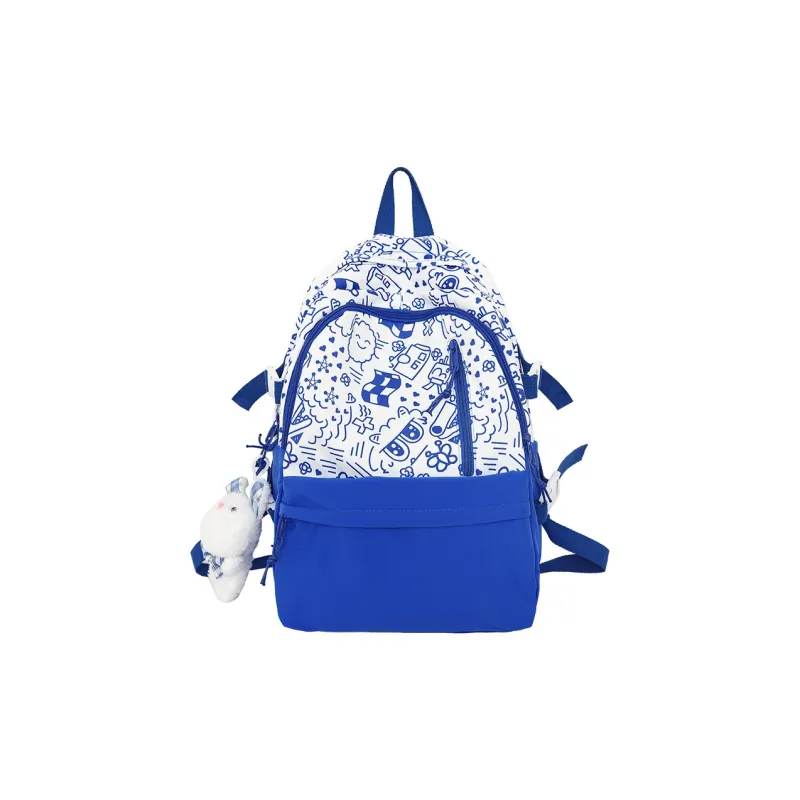 Yalu Nylon Backpack Unisex Multicolor-3