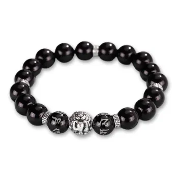 LuluCanaan Obsidian Bracelets Unisex