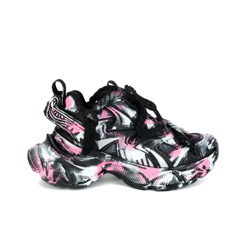 X·LUN Anti Slip Wear Resistant Low Top Chunky Sneakers Unisex Cherry Blossom Color-1